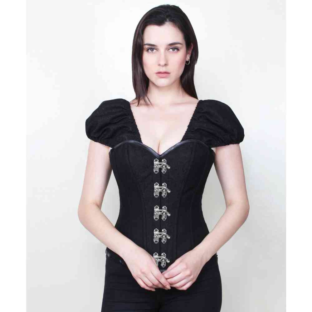 Attitude Corsets - Golódion Overbust korset - Zwart